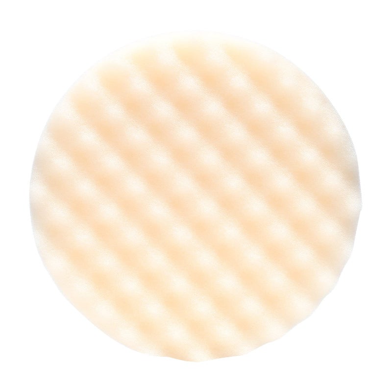 Perfect-It 3M Foam Compounding Pad, 05737, Inset, Single Sided, Hook and Loop, 8 in , White - Image 1
